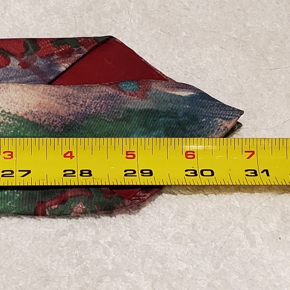 Ferranti Extra Large 100% Silk Tie from Italy, Tall Size - Picture 3 of 3